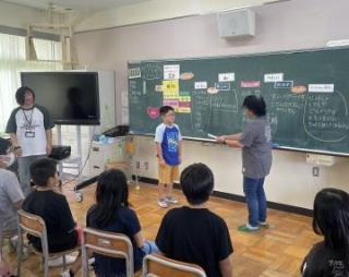 写真：プログラムでのロールプレイの様子