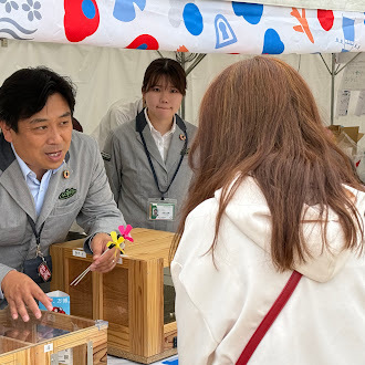 写真：共創チャレンジ　ブース出展