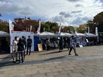 写真：八尾市ブース　全景