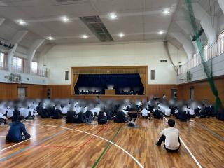 写真：後期生徒会選挙・認証式1