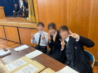 写真：後期生徒会選挙・認証式3