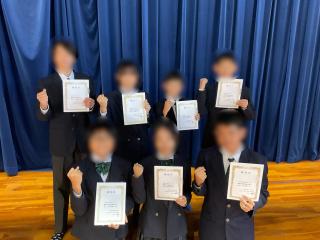 写真：後期生徒会選挙・認証式5