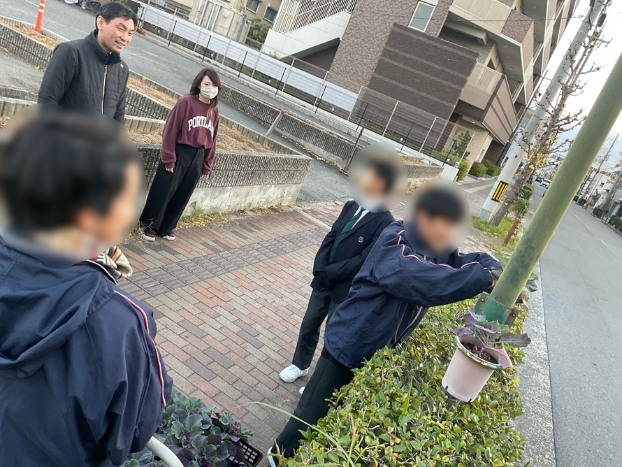写真：お花いっぱい運動1