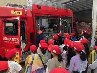 写真：消防車