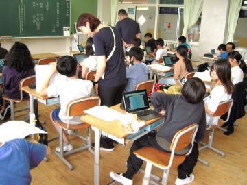 写真：国語の研究授業（令和6年7月2日）2