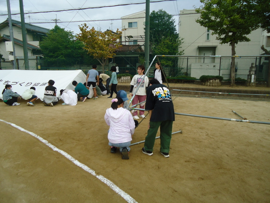 写真：運動会の準備1