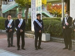 写真：大松市長　イベントでの様子1