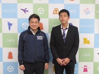 写真：大松市長　イベントでの様子3