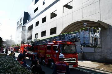 写真：消防車両