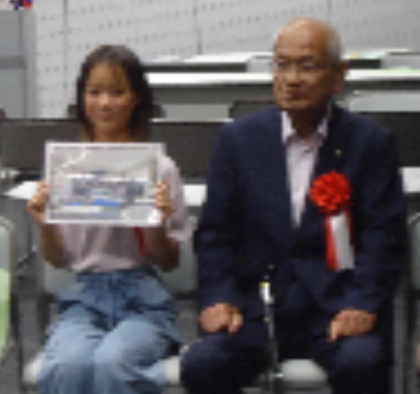 写真：国際平和ポスターにて優秀賞を受賞2