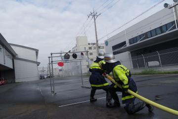 写真:合同放水訓練5