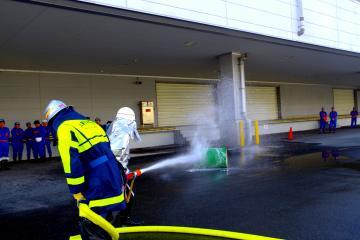 写真:合同放水訓練4