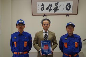 写真：消防団協力事業所の更新