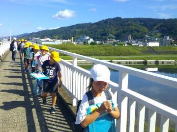 写真：4年生・大和川校外学習3