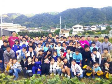 写真：5年生・稲刈り体験6
