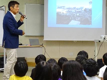 5年生・地域防災に関する出前授業28