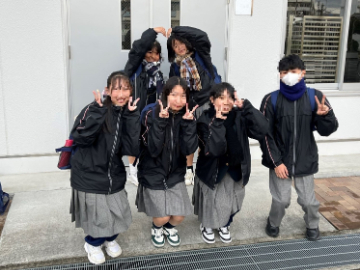 写真：生徒会役員