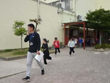 写真:避難訓練1