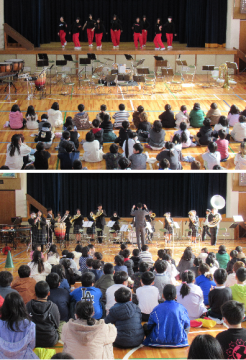 写真：金光八尾の生徒さんによる発表会