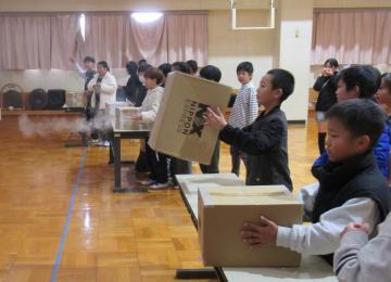 写真：理科実験