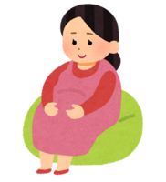 イラスト：妊婦