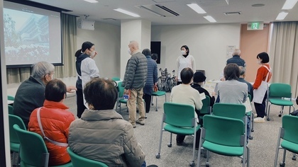 写真：フレイルチェックブースの様子