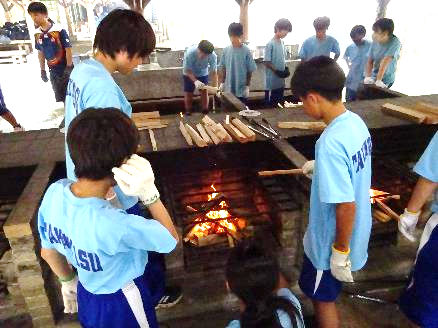 2日目・野外炊飯08