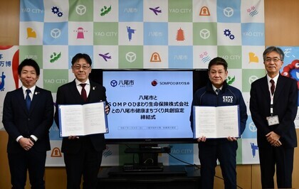 写真：大松市長　イベントでの様子1