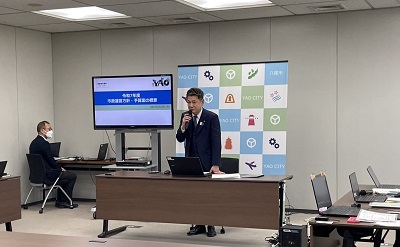 写真：大松市長　イベントでの様子3
