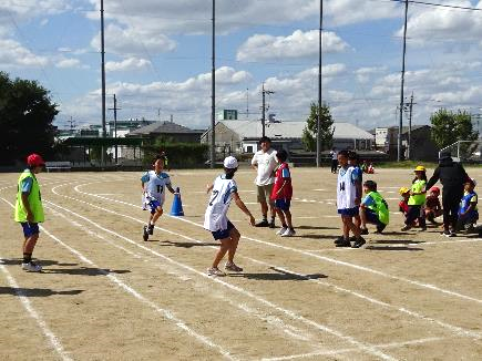 選抜リレーの練習15