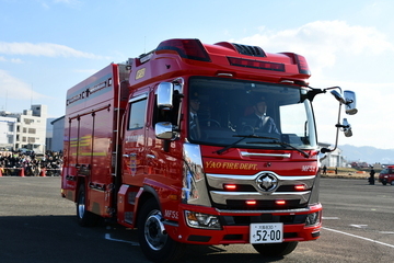 写真：消防車