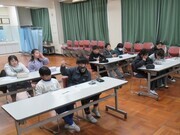 年度末最後の委員会活動の様子(保健)