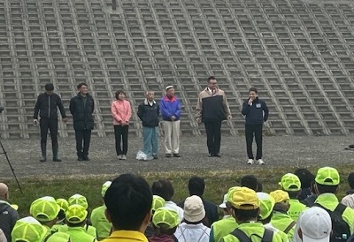 写真：大松市長　イベントでの様子1