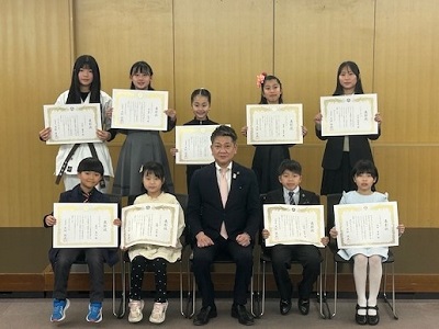 写真：大松市長　イベントでの様子4