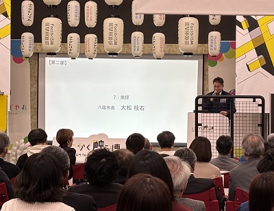 写真：大松市長　イベントでの様子6