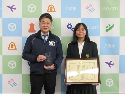 写真：大松市長　イベントでの様子8