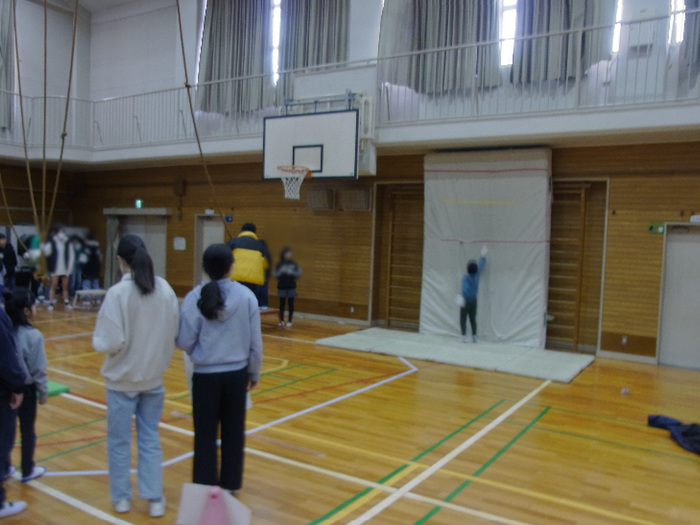 写真：体育館での様子