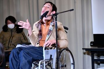 障がい者の主張の様子