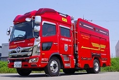 最新の屈折放水塔付多機能消防ポンプ自動車