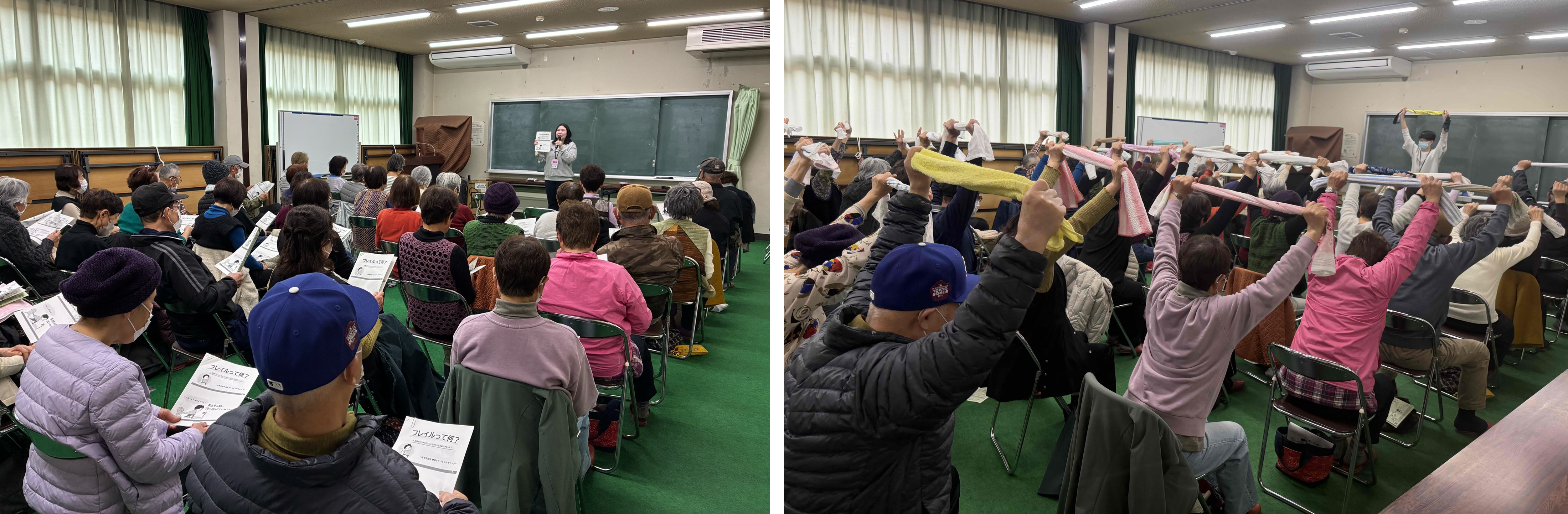 2月26日長池地区高齢クラブ連合会主催健康講演会の様子