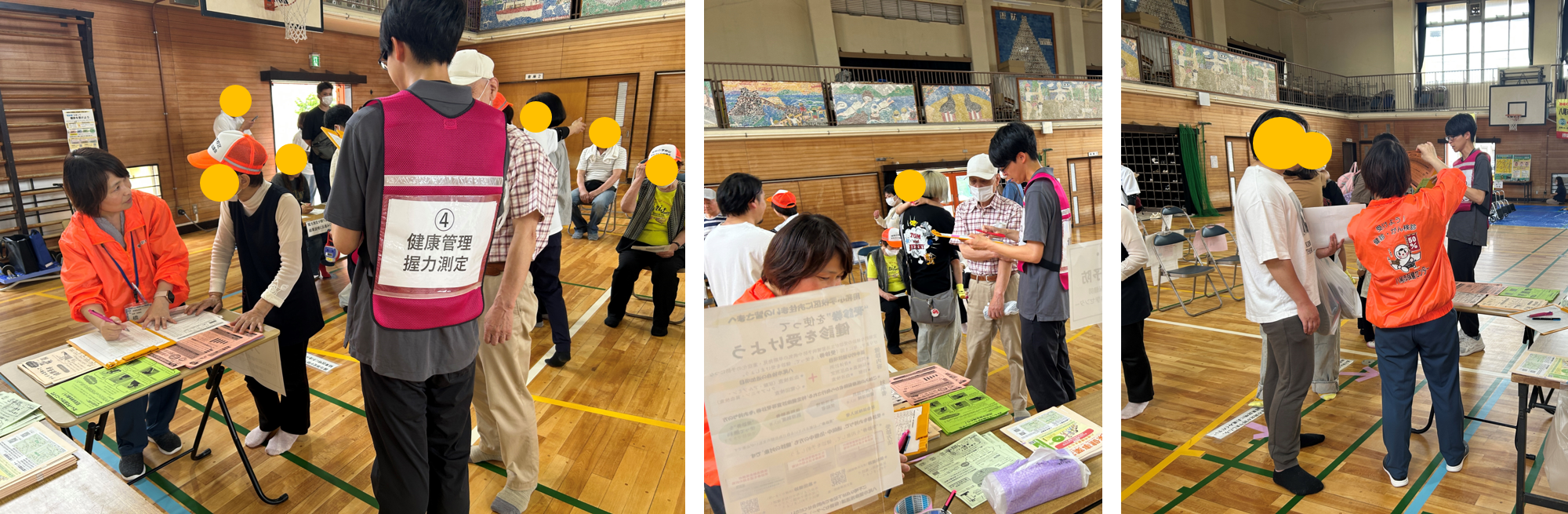 6月8日用和地区防災訓練の様子