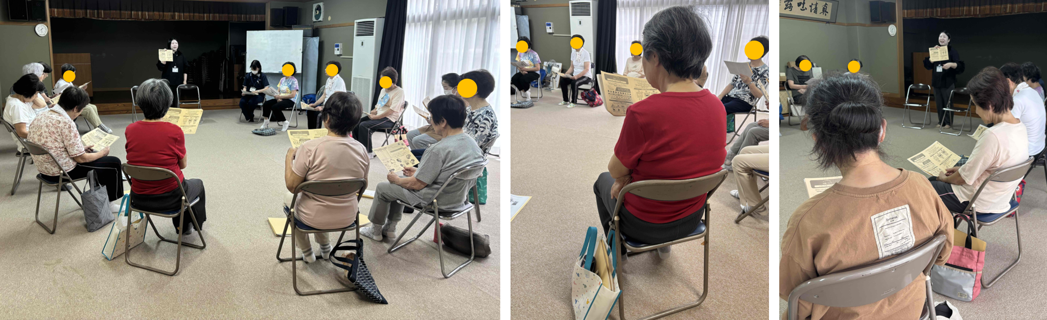 9月26日わかわかごぼう歌ごえでのちょい足し講座の様子