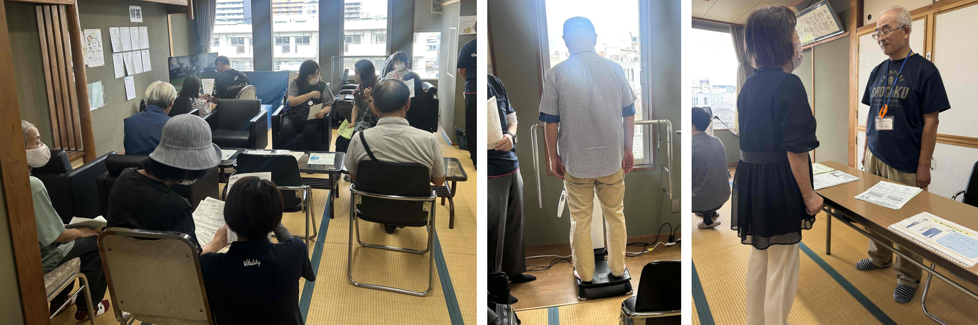 10月15日健康測定会の様子