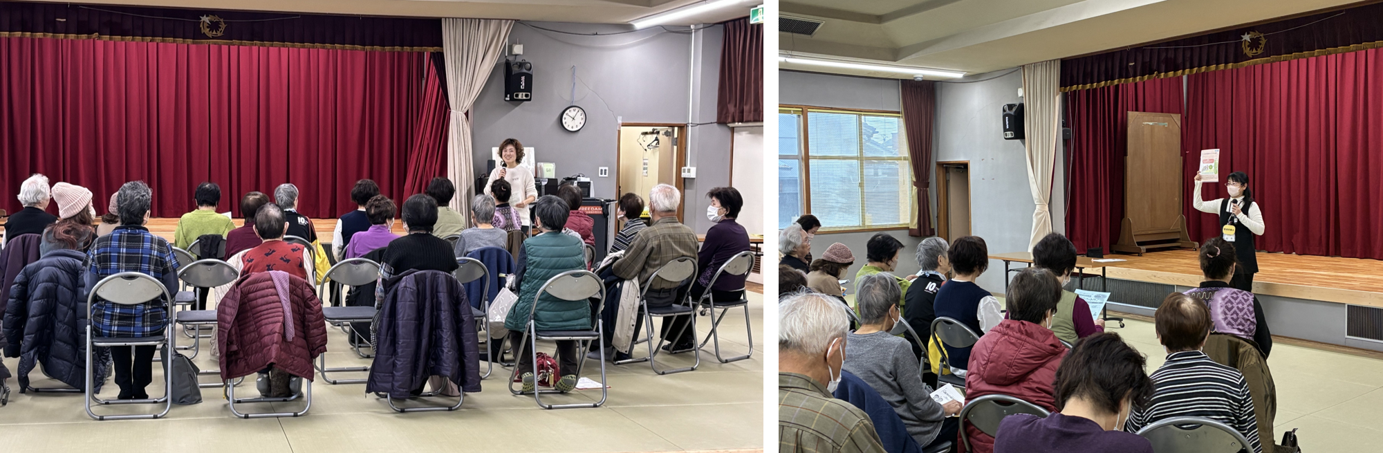 11月28日桂老人福祉センター体力測定会の様子
