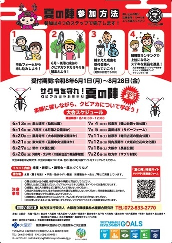 夏の陣ポスター裏