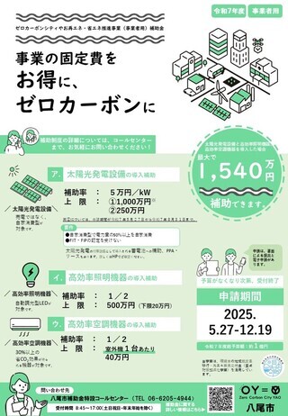 写真:事業者用ちらし表
