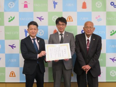 写真：大松市長　イベントでの様子3