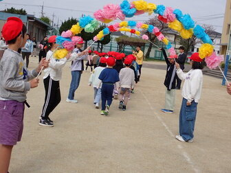 対面式写真　花道