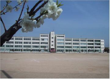 写真：高美中学校　外観