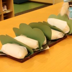 柏餅の飾りの写真